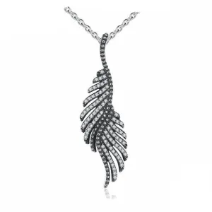 925 Sterling Silver Phoenix Feather Silver Necklace