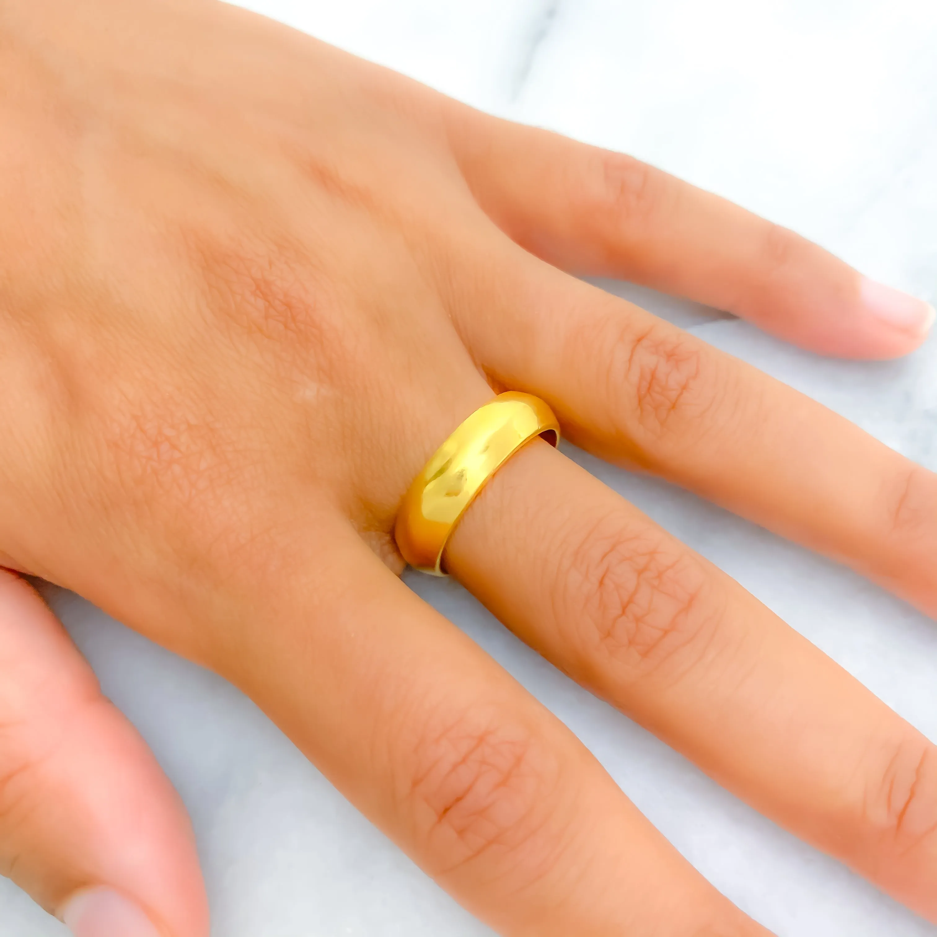 Beautiful High Finish 22k Gold Ring