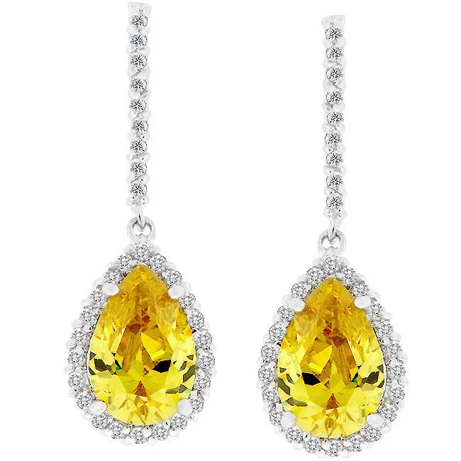 Canary Drop Earrings