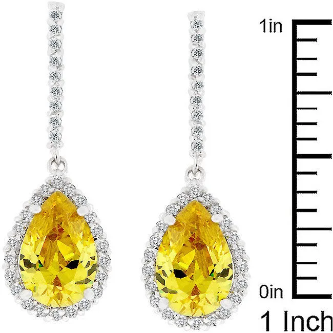 Canary Drop Earrings