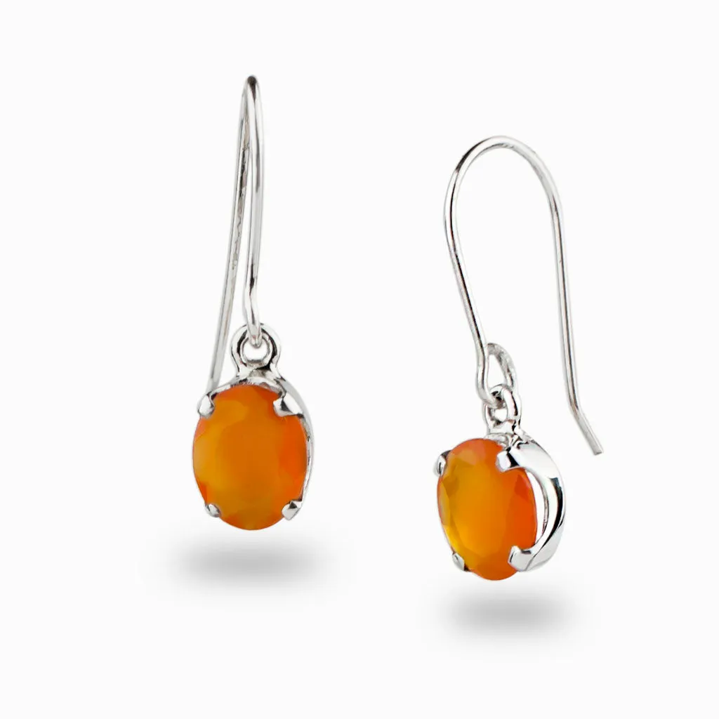 Carnelian Drop Earrings