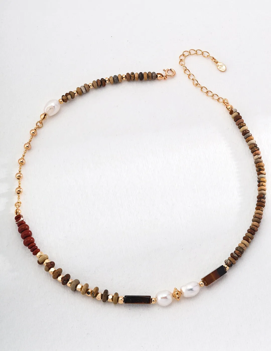 Chic Maillard Pearl Beaded Necklace