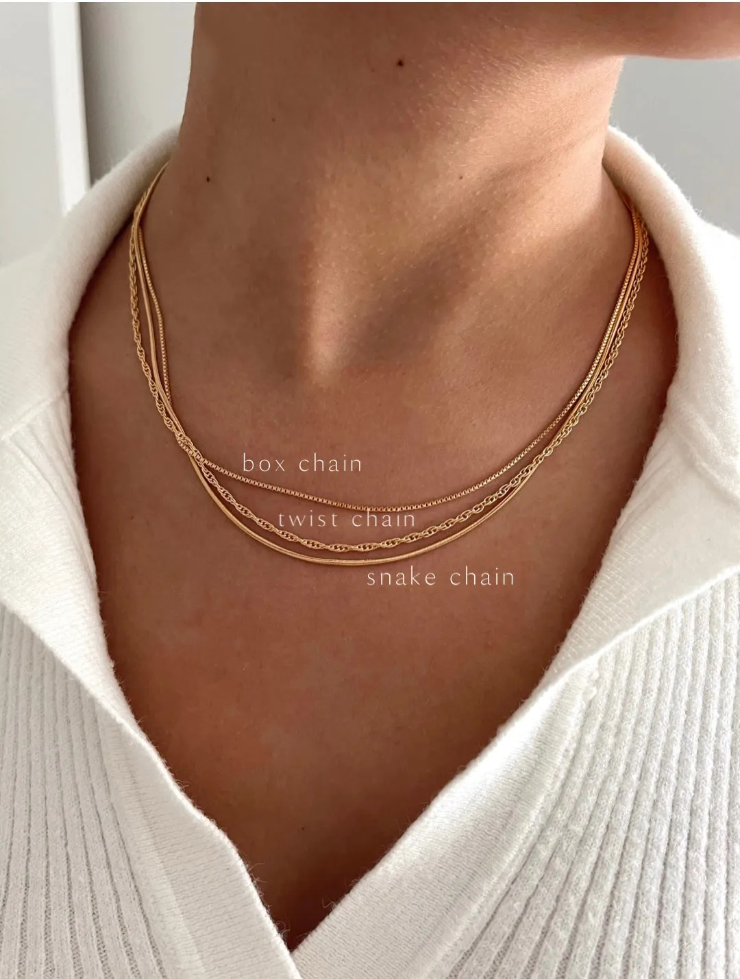 DAINTY FILLED CHAINS