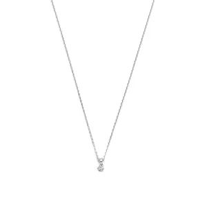 De la Paix Emily 14 karat white gold necklace with diamond 0.05 carat