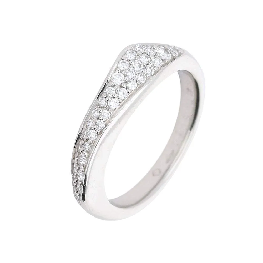 Furrer Jacot Platinum 0.41 ct diamond dress ring