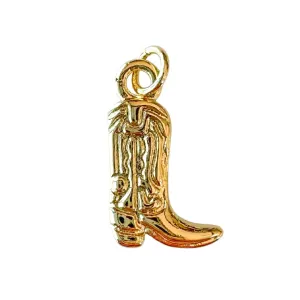 Gold Boot Charm