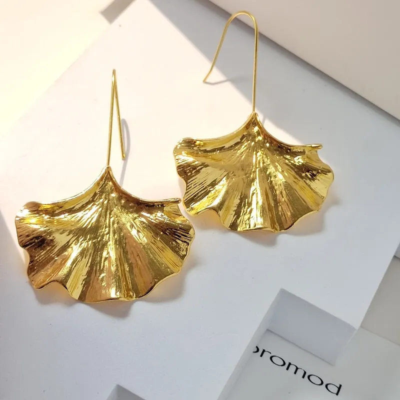 Gold Drop Earrings