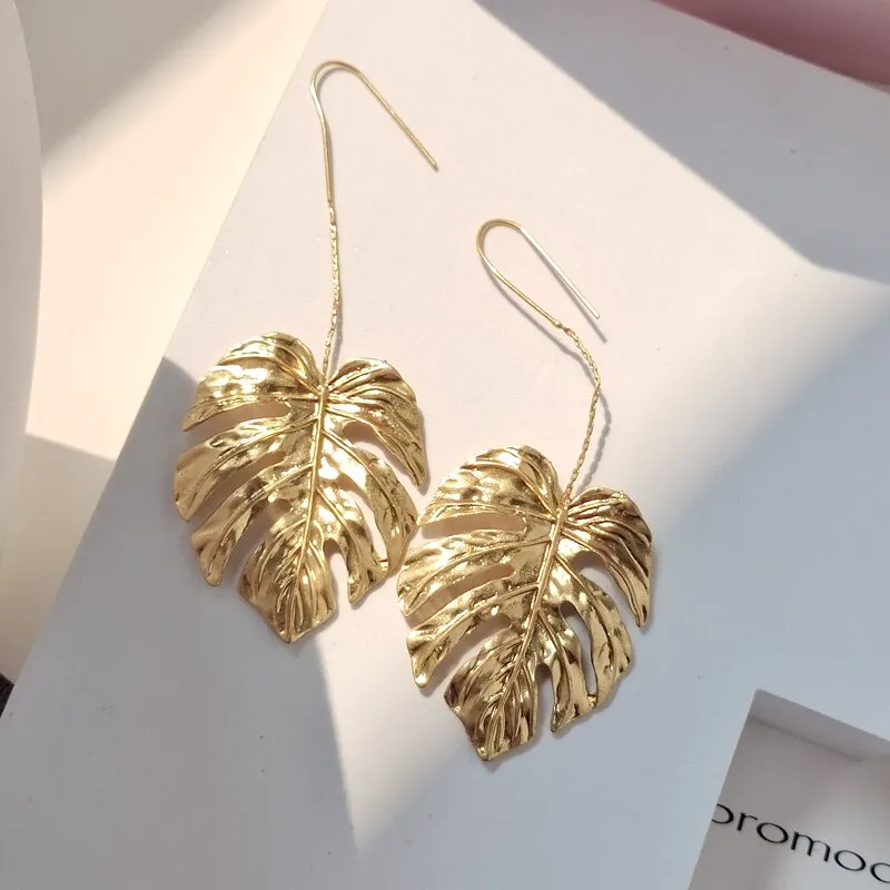 Gold Drop Earrings