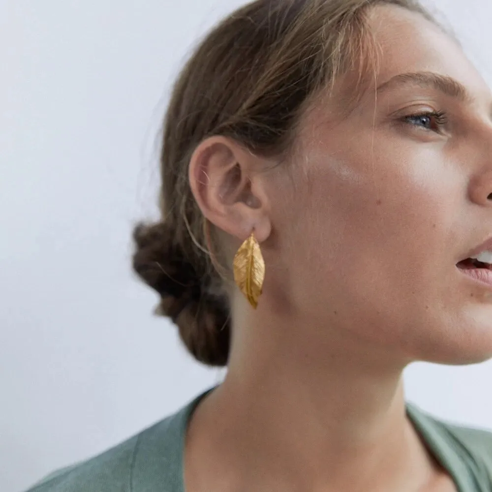 Gold Drop Earrings