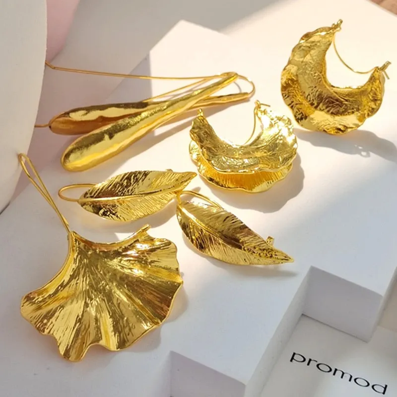 Gold Drop Earrings