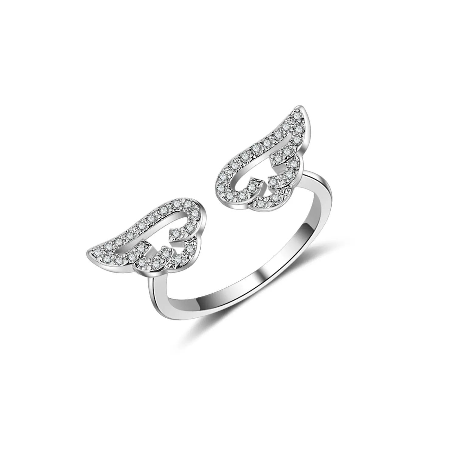 Lila Jewellery ADJ 2 Wings Plait Ring