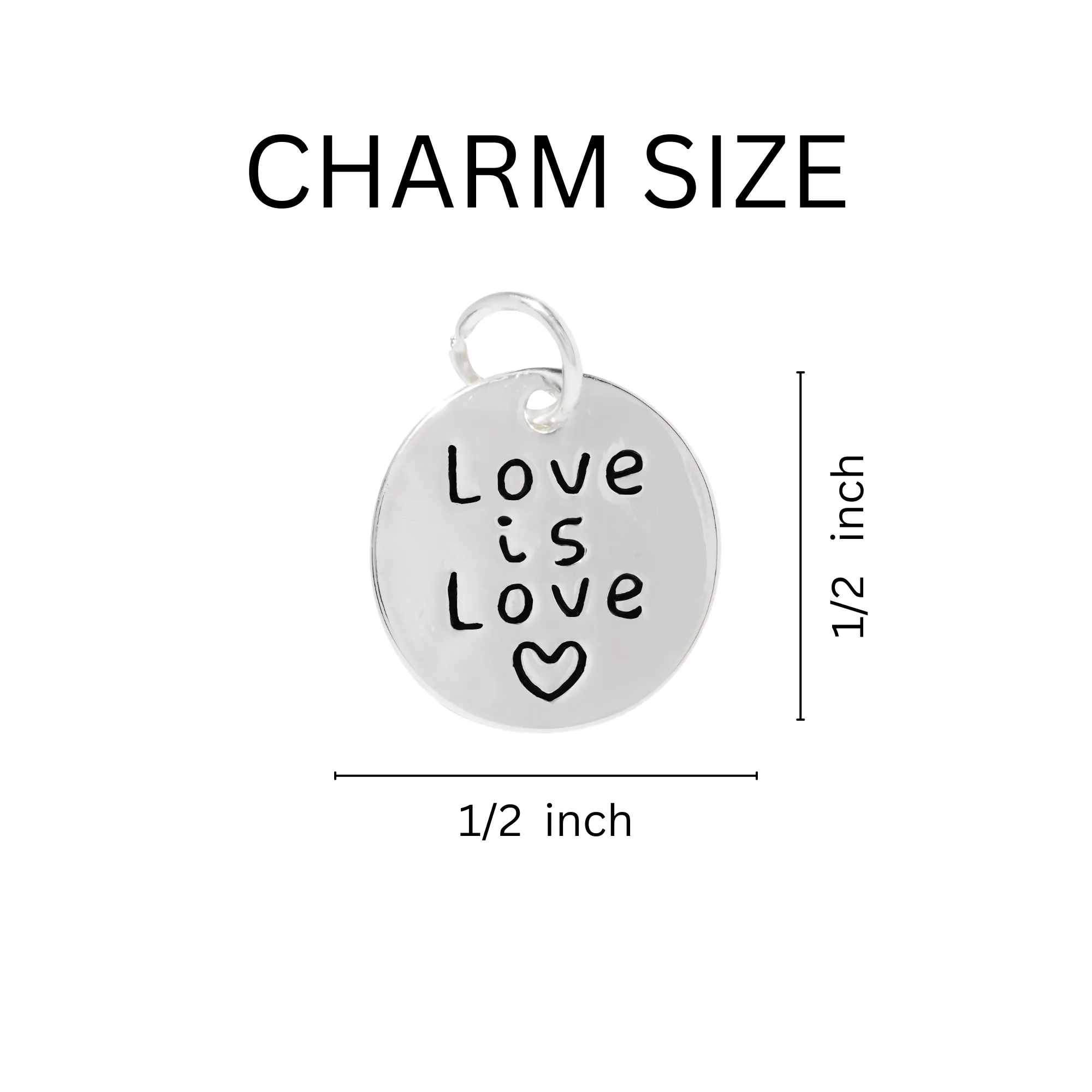 Love is Love Black Cord Necklaces