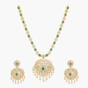 Maple Nakshatra CZ Necklace Set