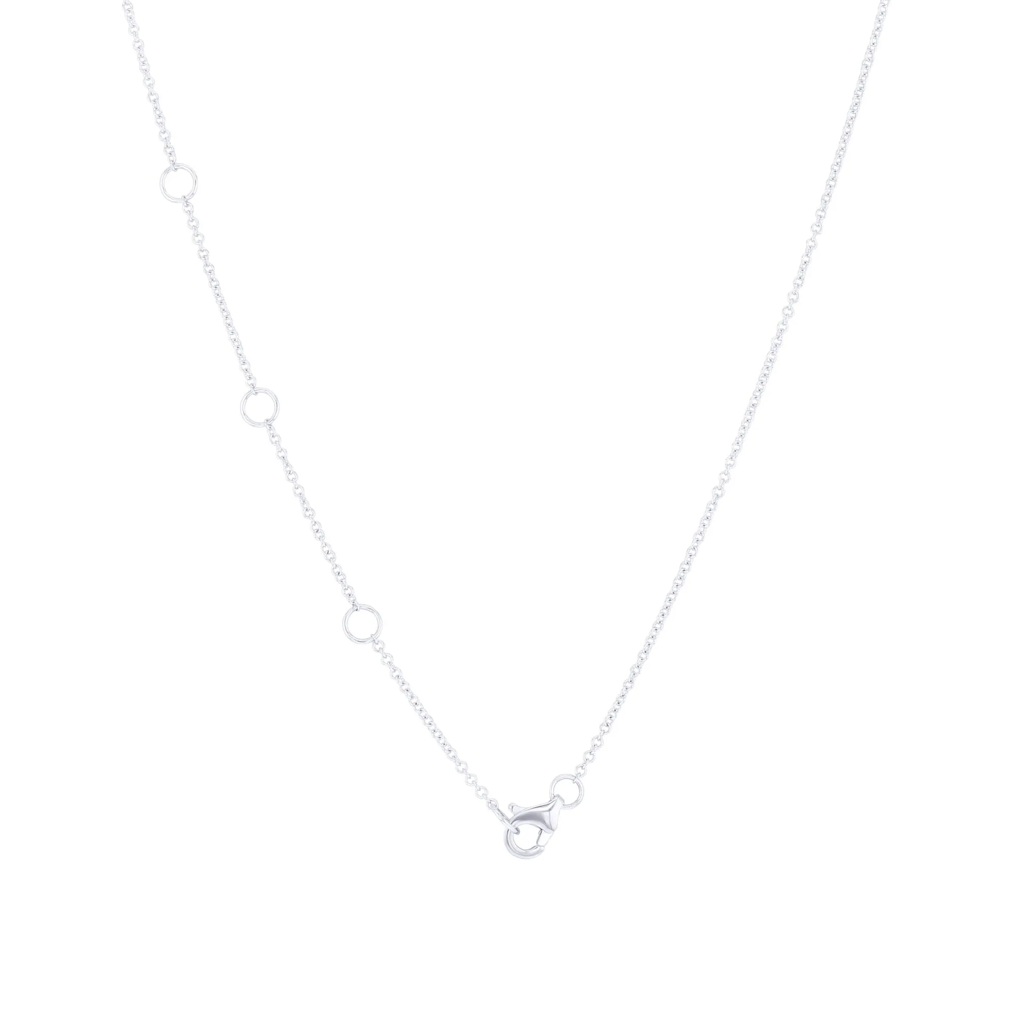 Miraval Halo Diamond Drop Necklace