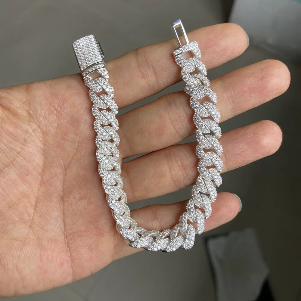 Moissanite Diamond Miami Bracelet