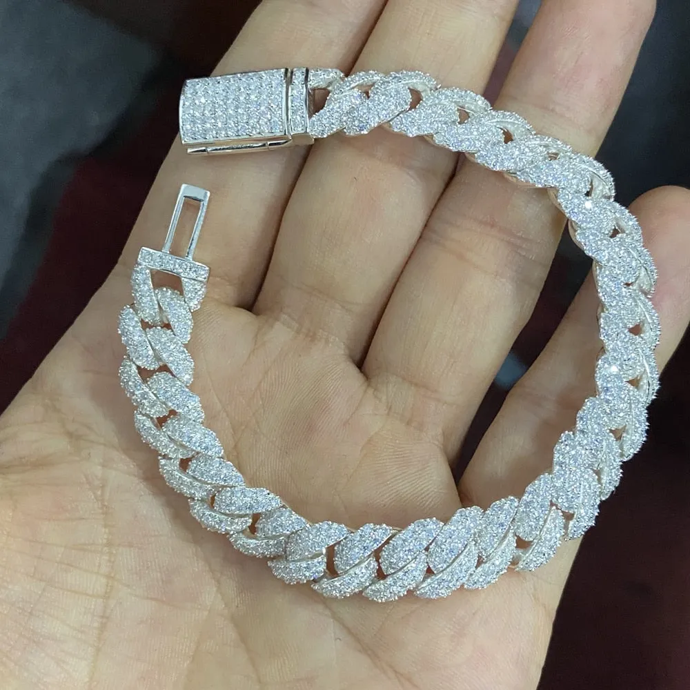 Moissanite Diamond Miami Bracelet