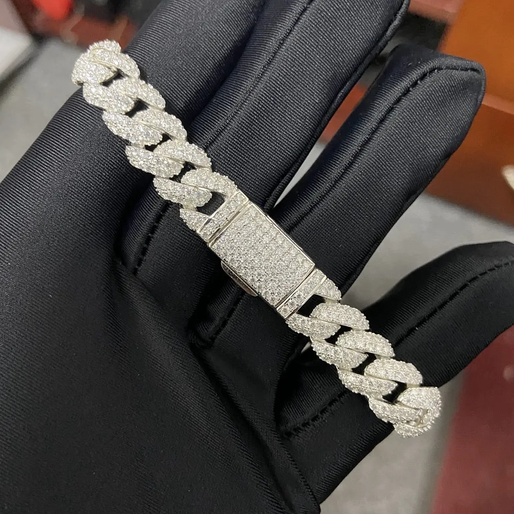 Moissanite Diamond Miami Bracelet