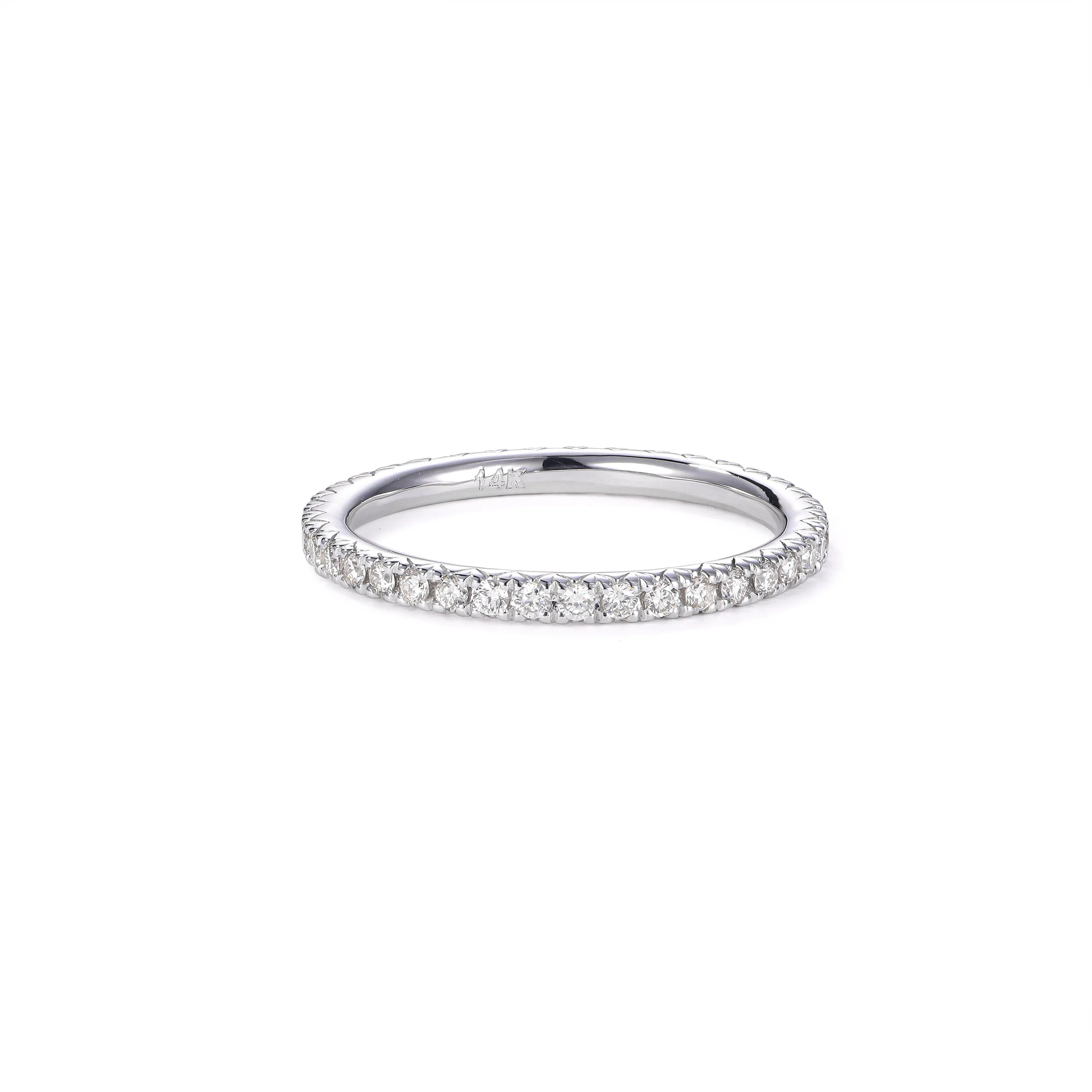 Orchid Gems Timeless Sparkle Diamond Eternity Band