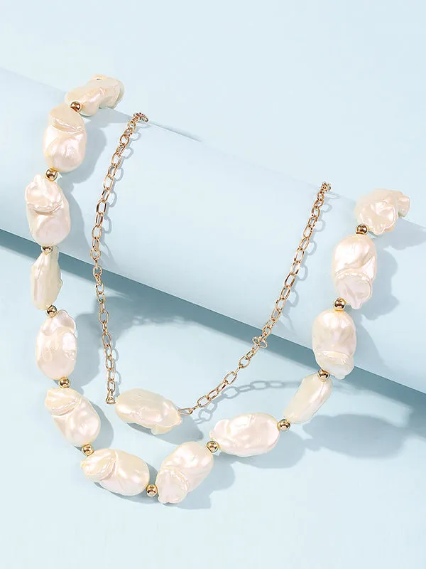 Original Chic Irregular Pearl Necklace