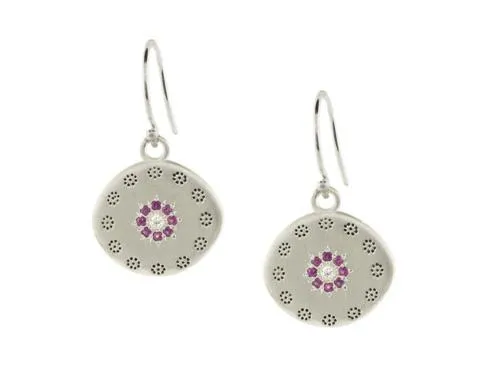 Patterned Cluster Earrings