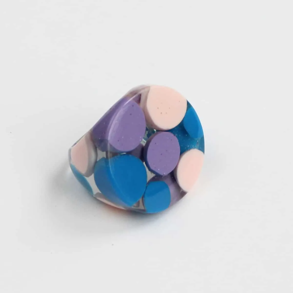 Round Pastel Bubble Ring by Sylca