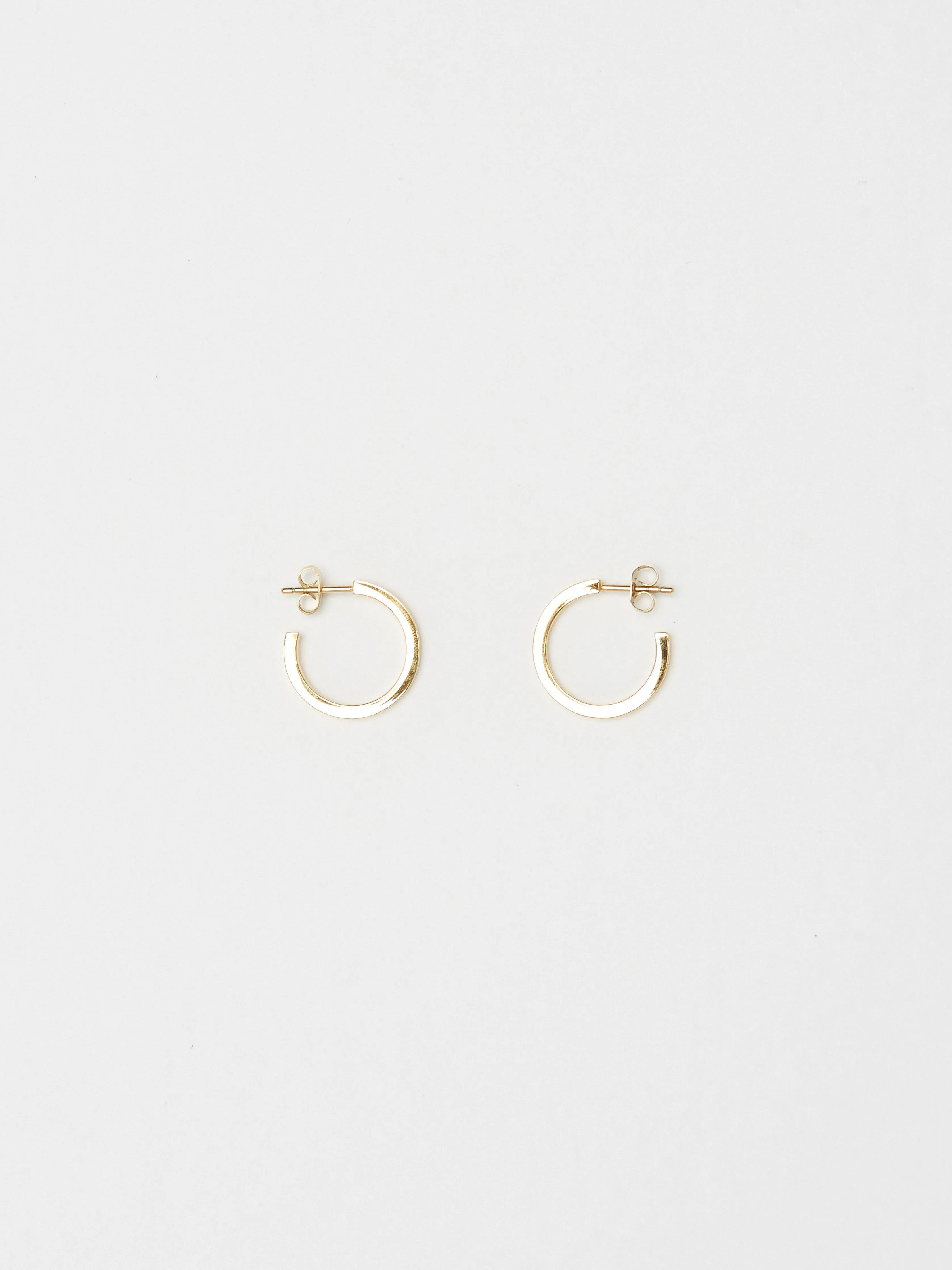 Small Simple Gold Hoops