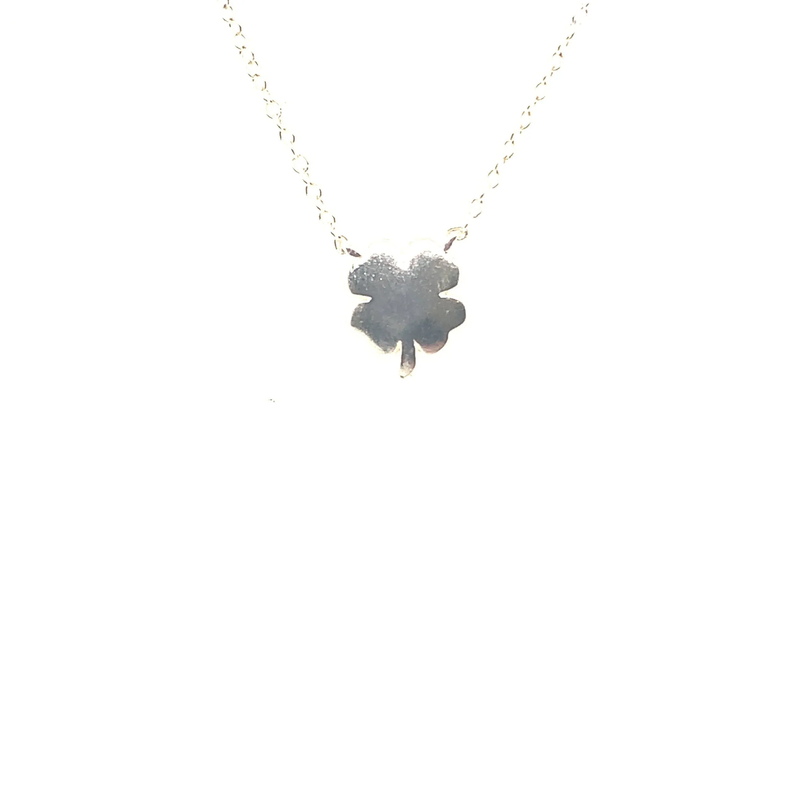 Sterling Silver Clover Necklace