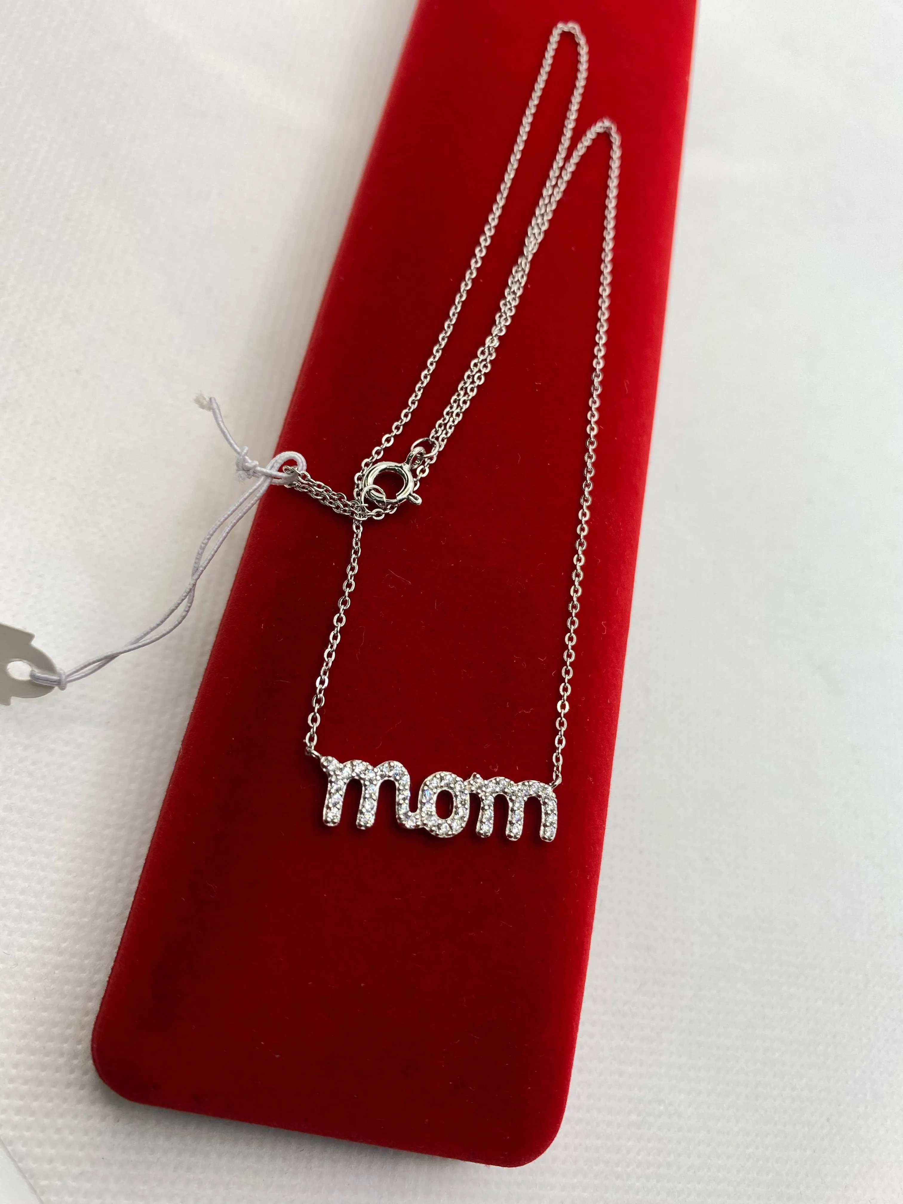 Sterling silver mom necklaces