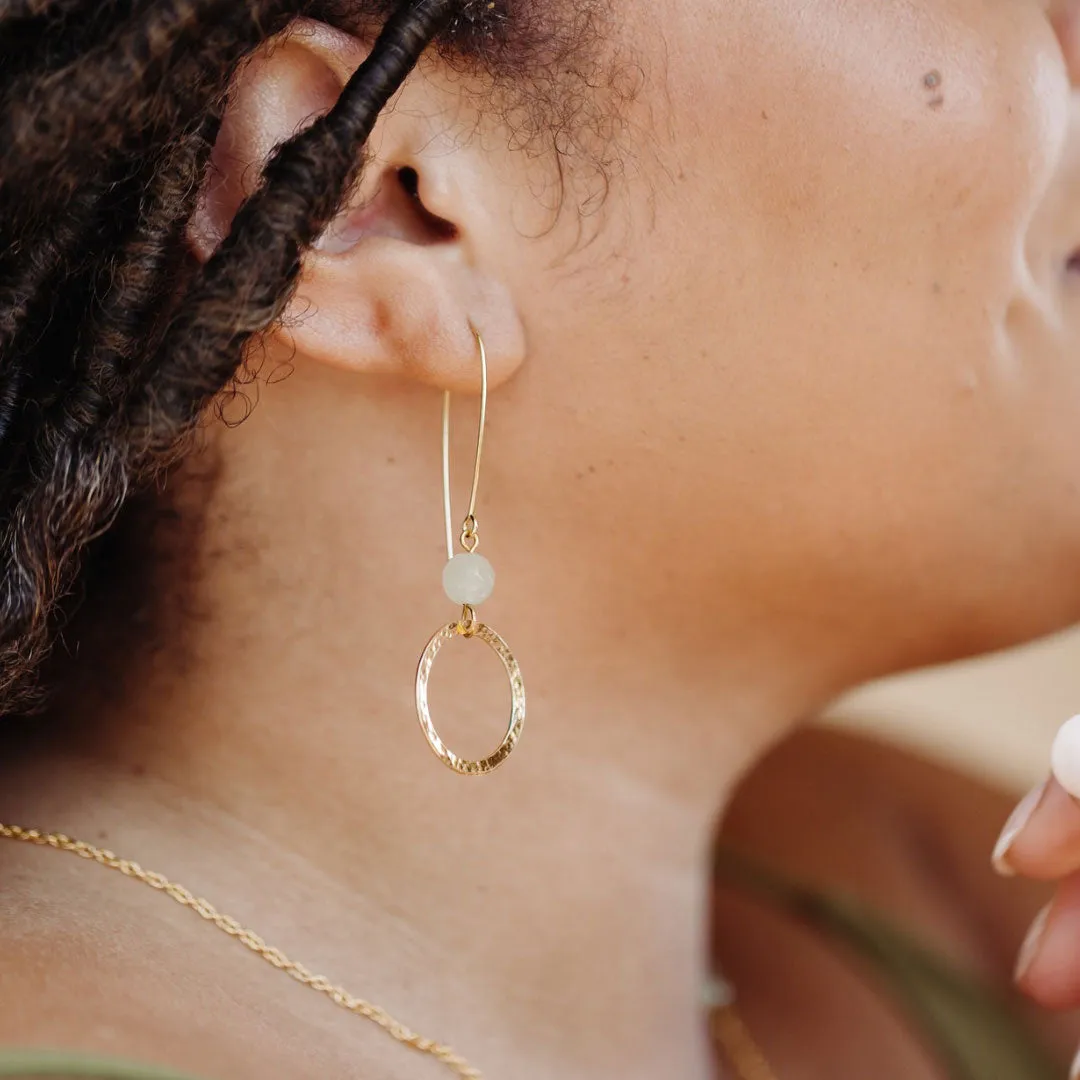 Stone Drop Earrings