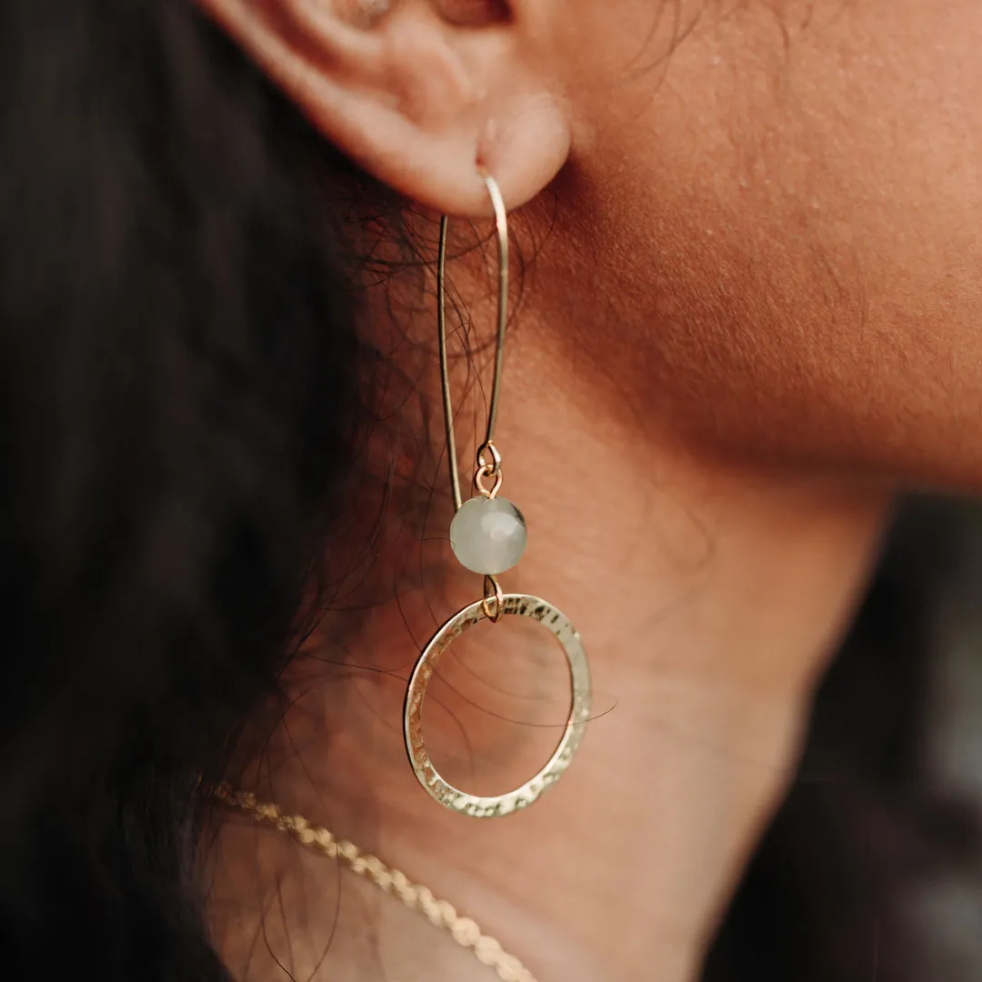 Stone Drop Earrings