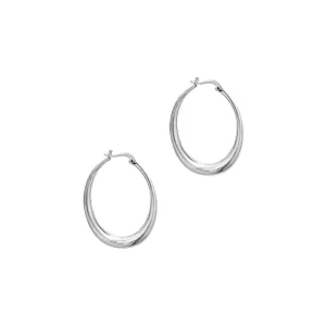 THE SMALL SILVER TALI HOOP EARRINGS