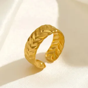 Vintage Stainless Steel Adjustable Rings