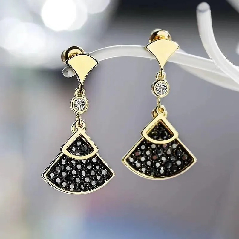 Women Simple Rhinestone Earrings